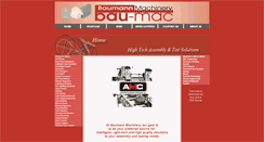 Desktop Screenshot of baumannmachinery.com